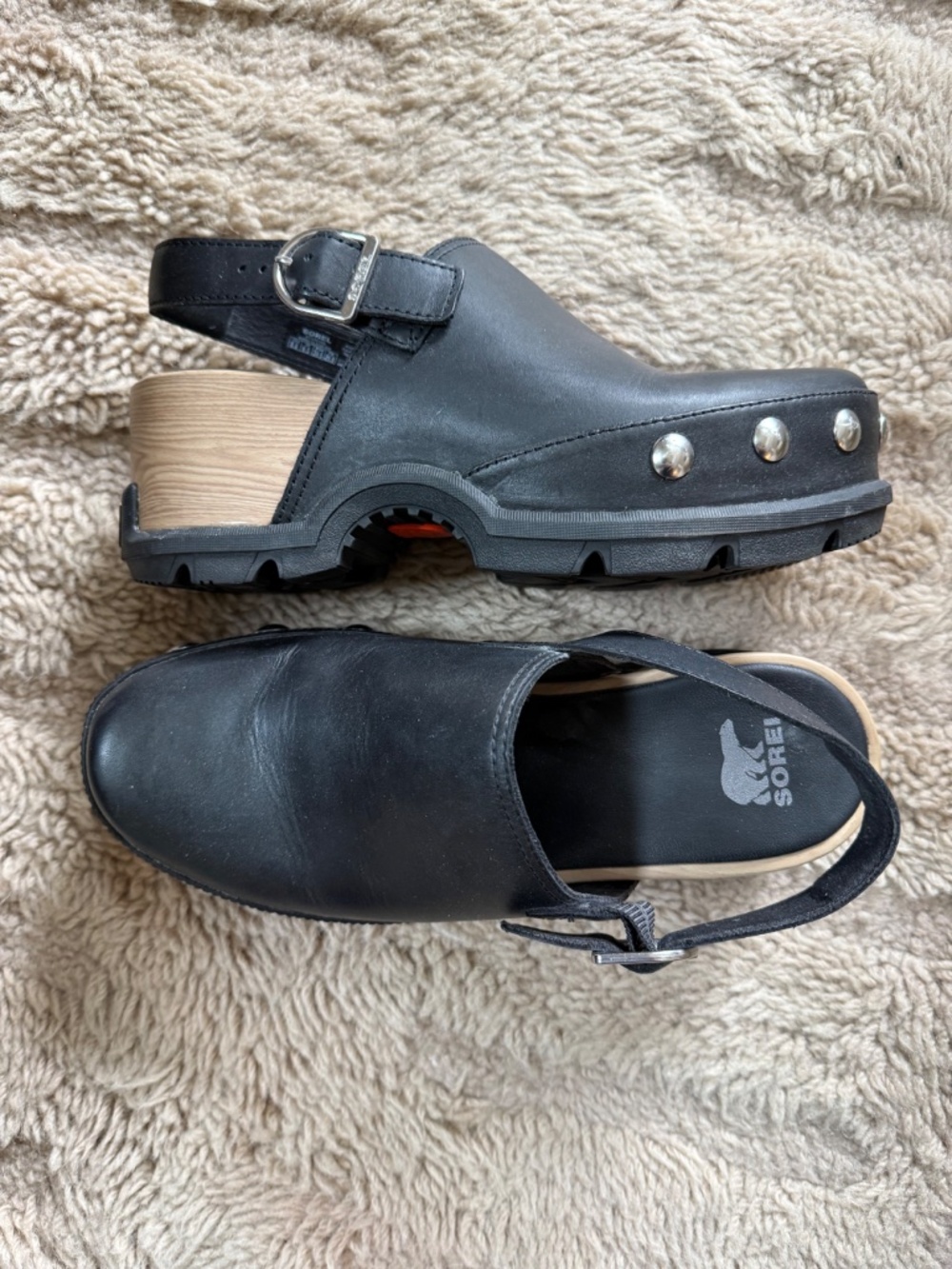 Sorel Roam'N Clog Black Women's Size 8.5 EUC - Picture 3 of 6